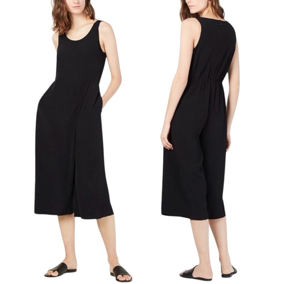 EILEEN FISHER Wrap Cami Jumpsuit S19GHT - Picture 1 of 11